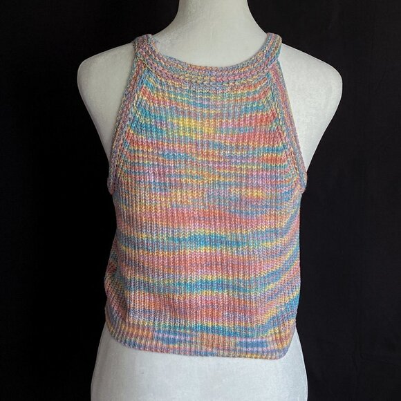 SHEIN Rainbow Knit Top - Picture 3 of 3